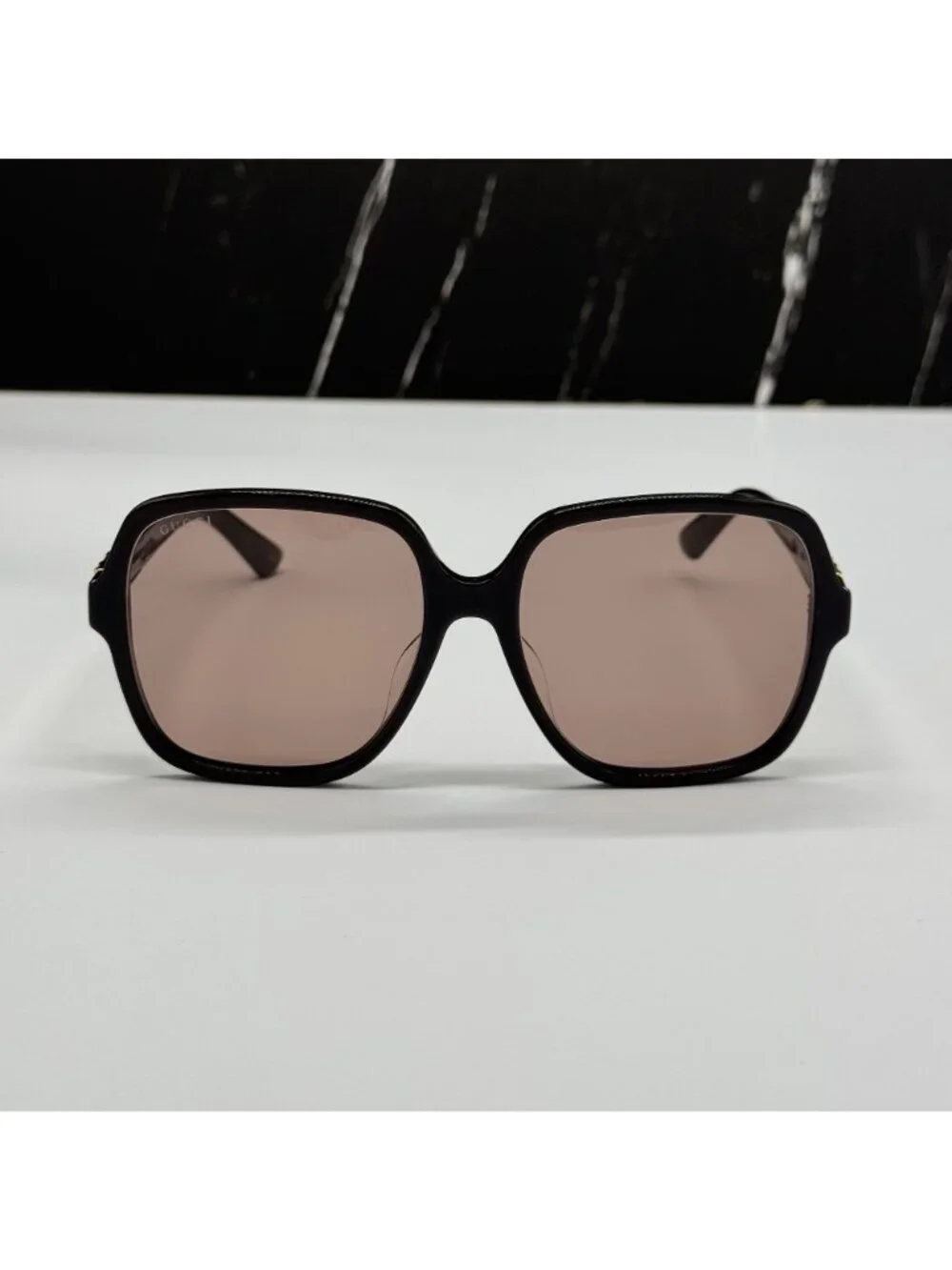 New Gucci GG1189SA 004 rown Square Women Sunglasses